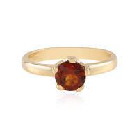Anillo en plata con Citrino de Madeira