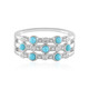 Anillo en plata con Turquesa bella durmiente