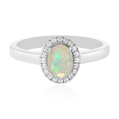 Anillo en plata con Ópalo de Welo