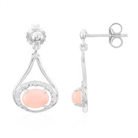 Pendientes en plata con Ópalo de Machu Picchu