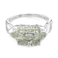 Anillo en plata con Turmalina Paraíba