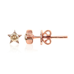 Pendientes en oro con Diamante rosa de Francia de Argyle SI1