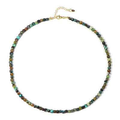 Collar en plata con Turquesa tibetana