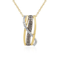 Collar en plata con Diamante I3 champán