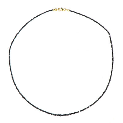 Collar en oro con Diamante negro