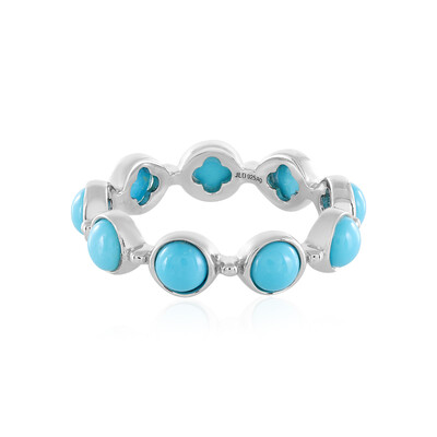 Anillo en plata con Turquesa bella durmiente (Faszination Türkis)