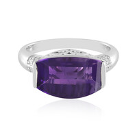 Anillo en oro con Amatista de Zambia (SUHANA)