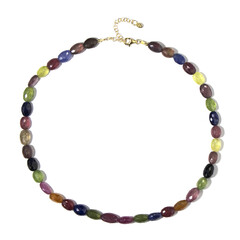 Collar en plata con Zafiro