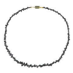 Collar en plata con Diamante negro (Adela Silber)