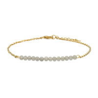 Brazalete en plata con Piedra de Luna arcoíris