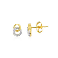 Pendientes en plata con Diamante I2 (I)