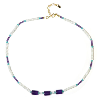 Collar en plata con Amatista