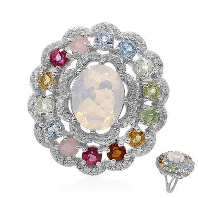 Anillo en plata con Ópalo de Welo