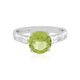 Anillo en plata con Peridoto (Adela Silber)