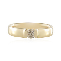 Anillo en plata con Diamante chocolate I2