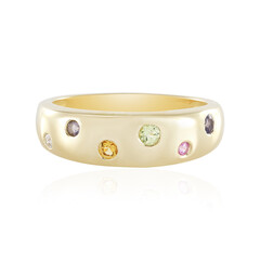 Anillo en plata con Iolita