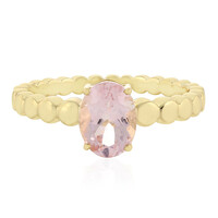 Anillo en oro con Morganita
