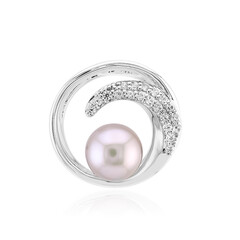 Colgante en plata con Perla plateada Freshwater (TPC)