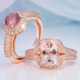 Anillo en oro con Morganita (Annette)