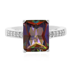 Anillo en plata con Topacio místico Siena