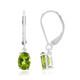 Pendientes en plata con Peridoto de Birmania