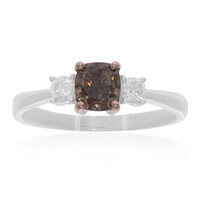 Anillo en oro con Diamante chocolate SI2 (CIRARI)