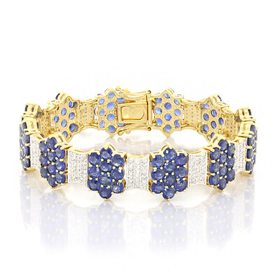 Brazalete en oro con Zafiro de Etiopía (AMAYANI)