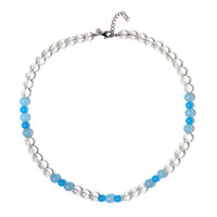 Collar en plata con Cuarzo blanco