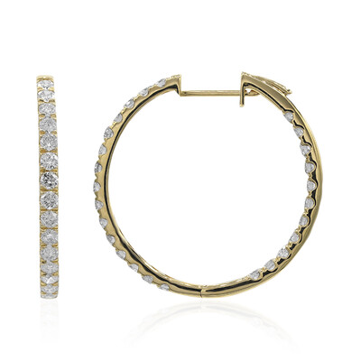 Pendientes en oro con Diamante I1 (H)  (CIRARI)