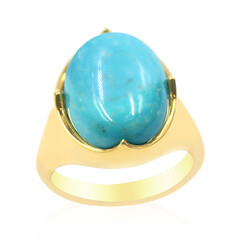 Anillo en plata con Turquesa de la mina 8 (Anne Bever)