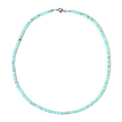 Collar en plata con Magnesita azul