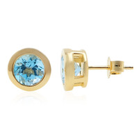 Pendientes en plata con Topacio de Marambaia