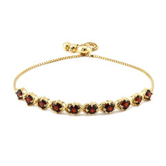 Brazalete en plata con Granate