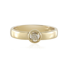Anillo en oro con Diamante chocolate I2