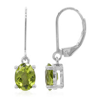 Pendientes en plata con Peridoto