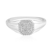 Anillo de hombre en plata con Diamante I2 (I)