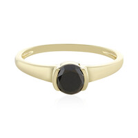 Anillo en oro con Diamante negro