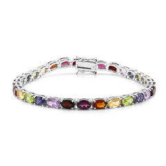 Brazalete en plata con Granate
