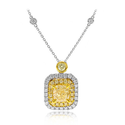 Collar en oro con Diamante amarillo SI2 (CIRARI)