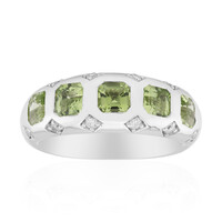Anillo en plata con Peridoto de Jilin (Remy Rotenier)