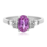 Anillo en oro con Zafiro rosado (CIRARI)
