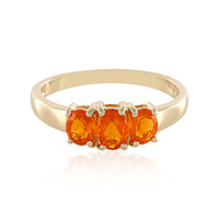 Anillo en oro con Ópalo cherry