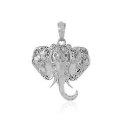 Colgante en plata con Diamante negro