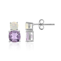 Pendientes en plata con Amatista