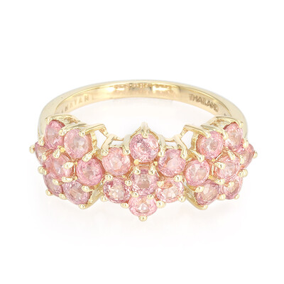 Anillo en oro con Zafiro Padparascha no calentado (AMAYANI)