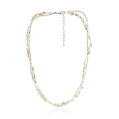 Collar en plata con Perla Keshi (TPC)