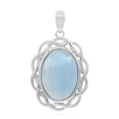 Colgante en plata con Aguamarina
