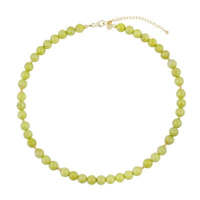 Collar en plata con Ópalo pistacho