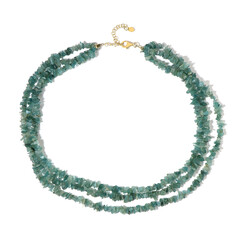 Collar en plata con Grandidierita