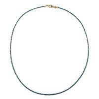 Collar en oro con Diamante azul